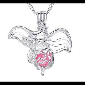 SALE! Disney Dumbo Wish pearl pendant necklace